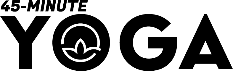yoga 45 min logo plex