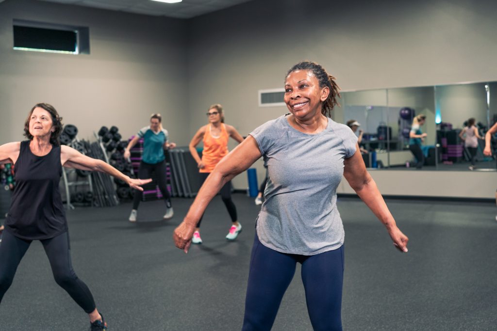Group Fitness Class Student at the Plex