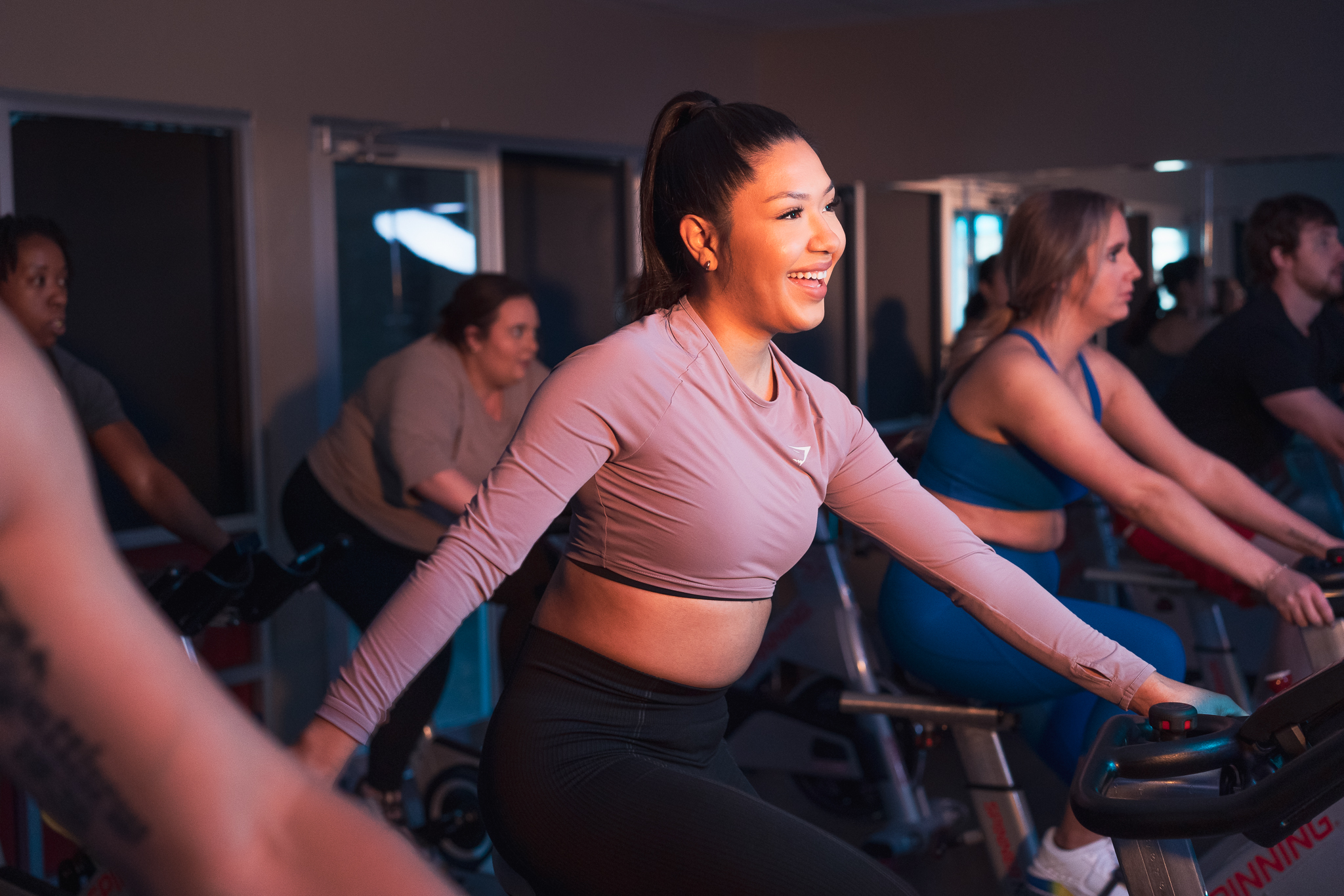 Spin Class at the Plex